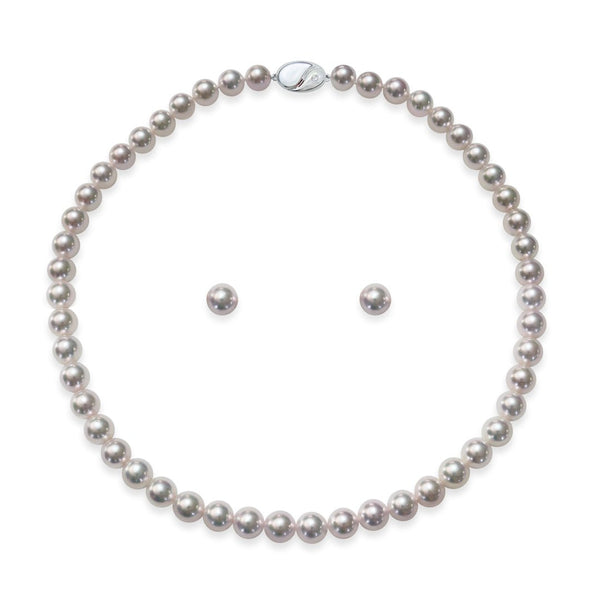 8.0～8.5㎜ ピアスorイヤリングセット　テリ：B　巻き：B　キズ：B - Tensei Pearl Online Store　天成真珠　公式通販ショップ