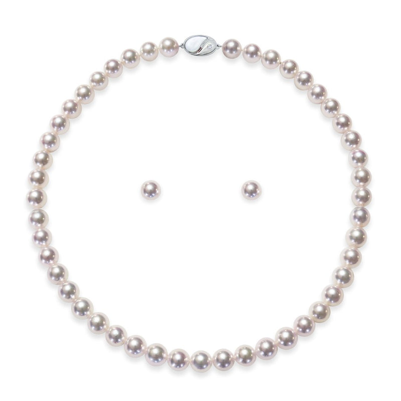 8.5～9.0㎜ ピアスorイヤリングセット　テリ：A　巻き：A　キズ：B - Tensei Pearl Online Store　天成真珠　公式通販ショップ