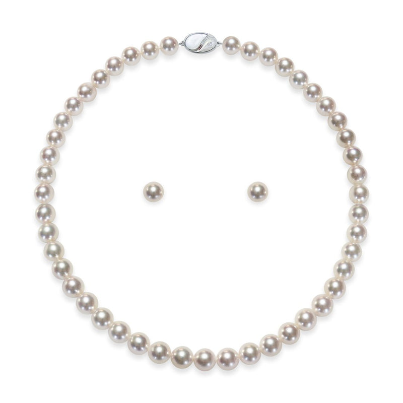 8.5～9.0㎜ ピアスorイヤリングセット　テリ：B　巻き：B　キズ：A - Tensei Pearl Online Store　天成真珠　公式通販ショップ