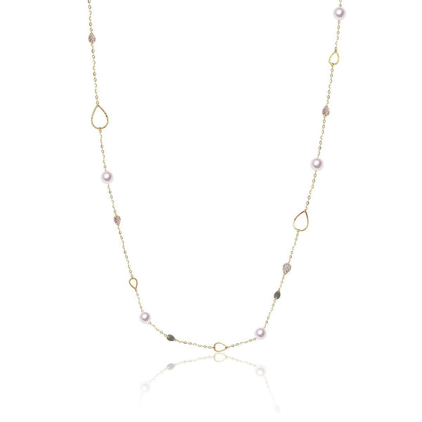 K18 6.5～7.0㎜　デザインネックレス - Tensei Pearl Online Store　天成真珠　公式通販ショップ