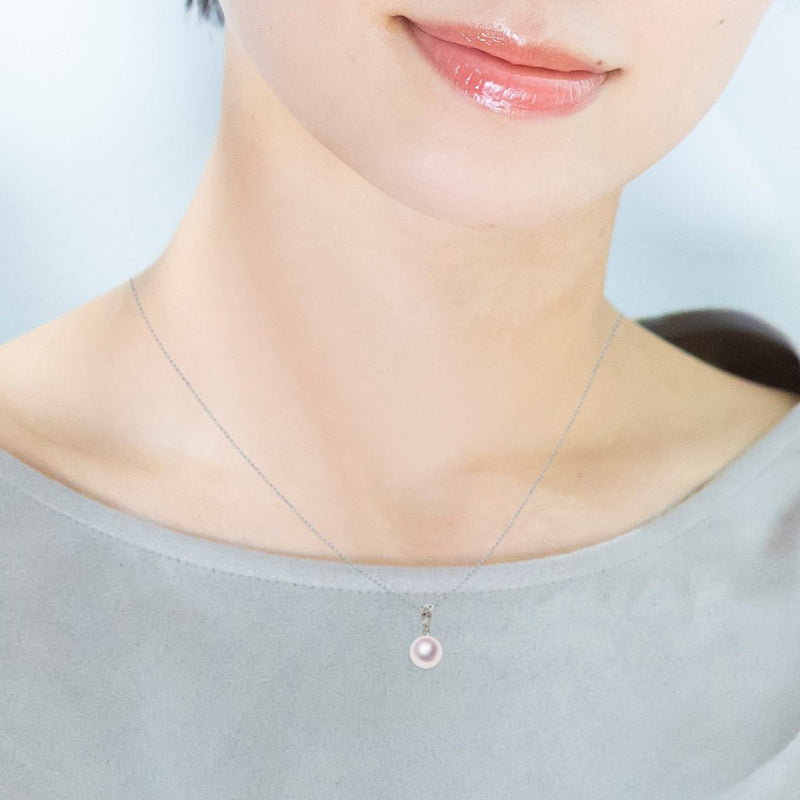 K18WG 8.0㎜　ペンダント - Tensei Pearl Online Store　天成真珠　公式通販ショップ