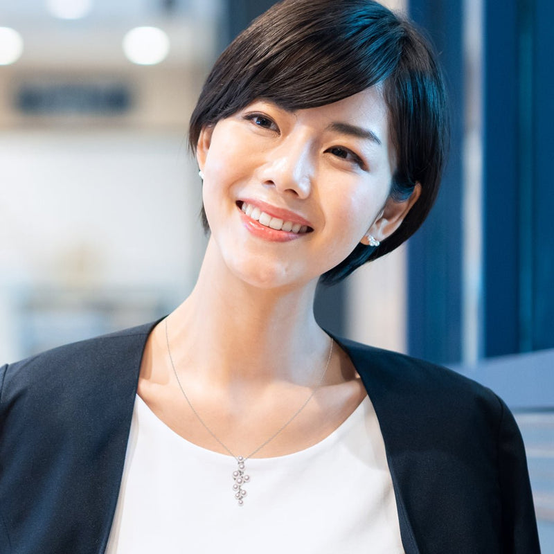 Pt 4.0～6.0㎜　ペンダント D0.15ct - Tensei Pearl Online Store　天成真珠　公式通販ショップ