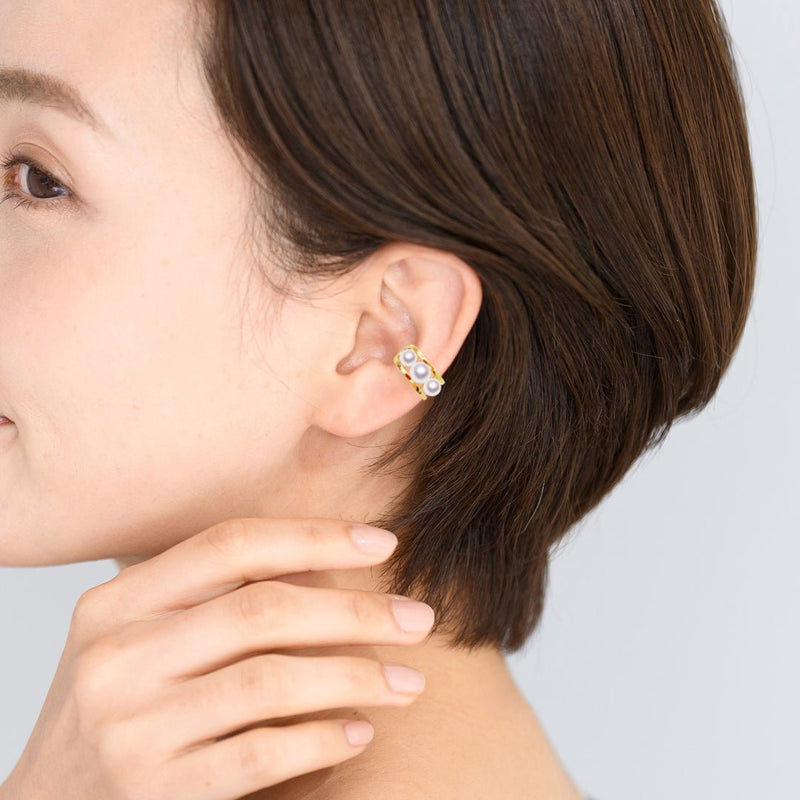 SV(金メッキ)　4.5～5.5㎜　イヤカフ - Tensei Pearl Online Store　天成真珠　公式通販ショップ