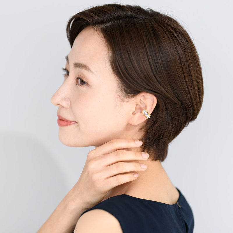 SV(金メッキ)　4.5～5.5㎜　イヤカフ - Tensei Pearl Online Store　天成真珠　公式通販ショップ