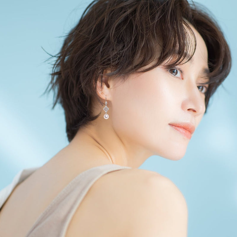 SV　7.5㎜　デザインピアス - Tensei Pearl Online Store　天成真珠　公式通販ショップ