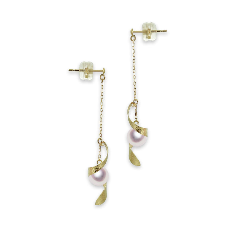 K18 6.0㎜ Design Earrings -TENSEI PEARL ONLINE STORE Tenari Pearl Official Mail Order Shop