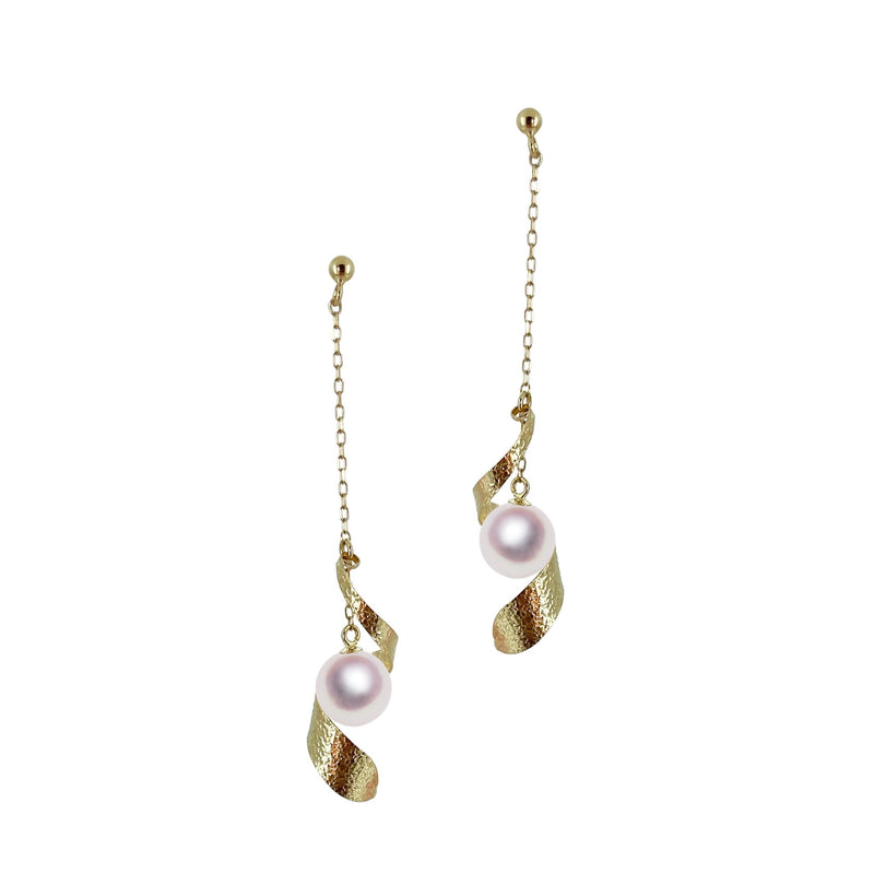 K18 6.0㎜ Design Earrings -TENSEI PEARL ONLINE STORE Tenari Pearl Official Mail Order Shop